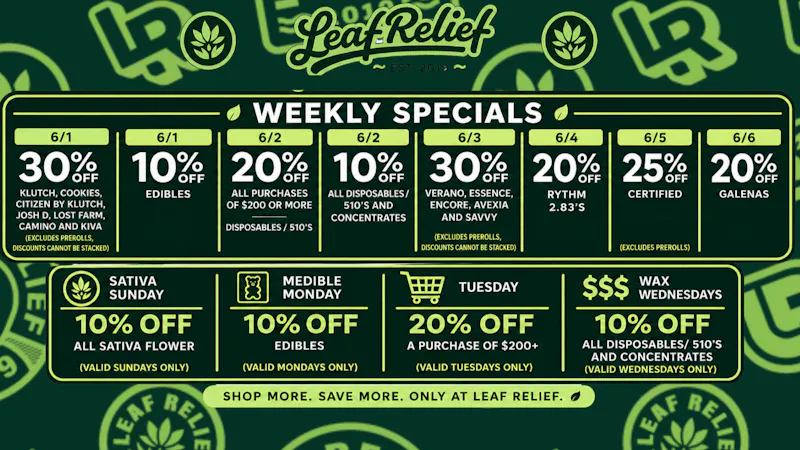 Leaf Relief - Reynoldsburg 30% off Verano, Essence, Encore, Avexia and Savvy