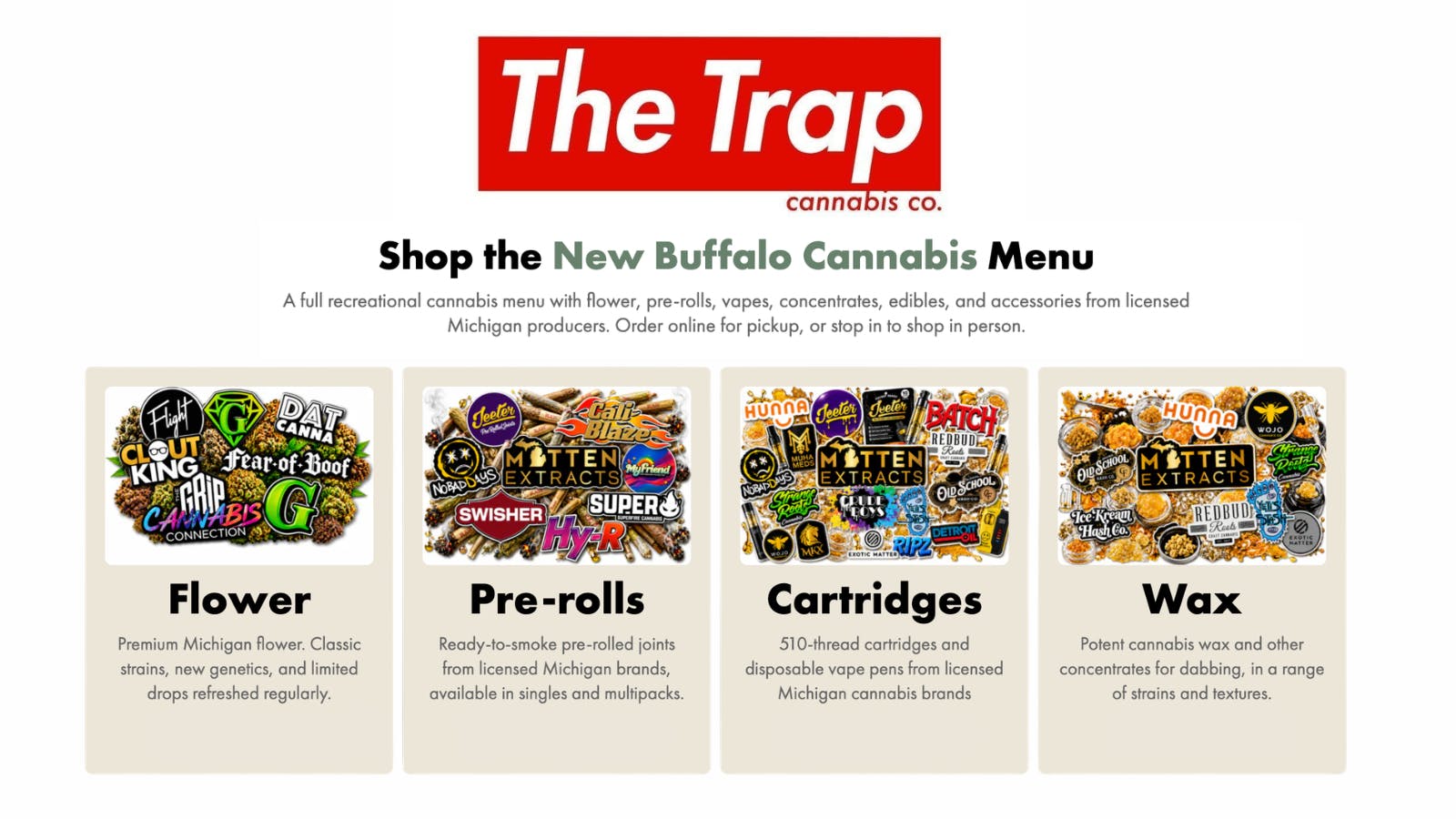 The Trap Cannabis Co The Trap Cannabis - Now Open