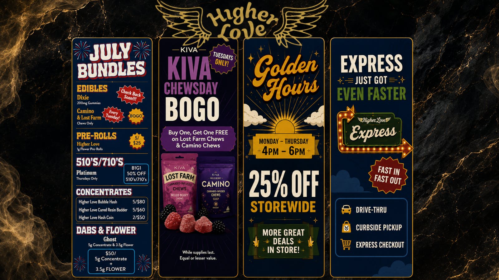 Higher Love - MENOMINEE Higher Love - Biggest Discounts All Month!