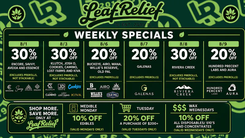 Leaf Relief - Reynoldsburg 30% off Encore, Savvy, Avexia and Essence