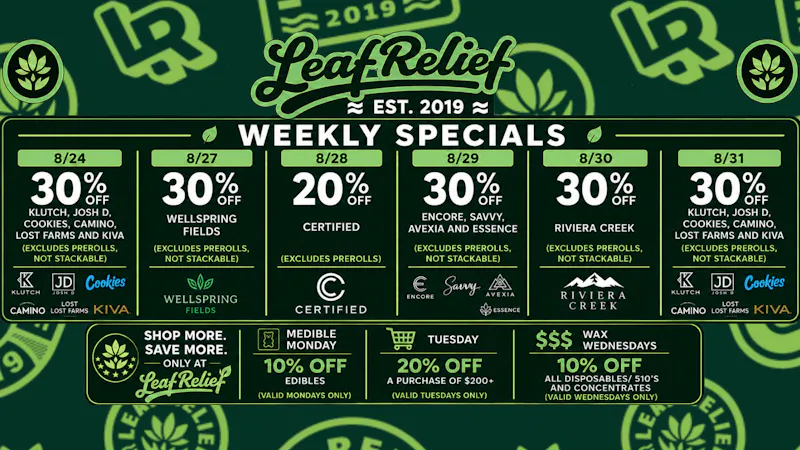 Leaf Relief - Reynoldsburg 30% off Wellspring Fields, Certified, Riviera Cree
