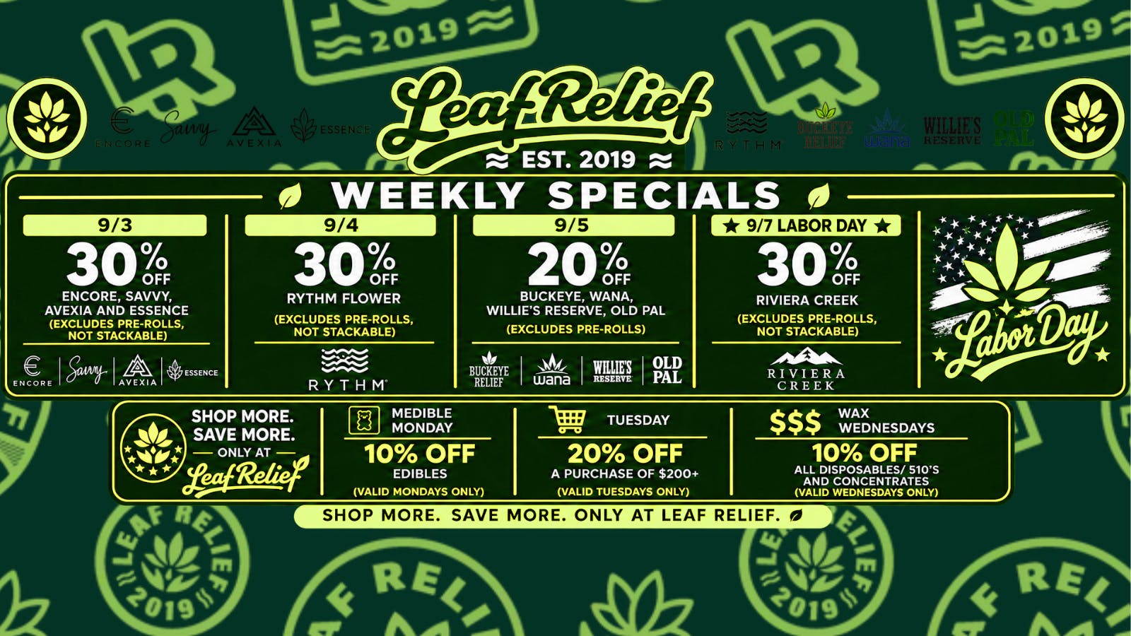 Leaf Relief - Reynoldsburg 30% off Encore, Savvy, Avexia and Essence