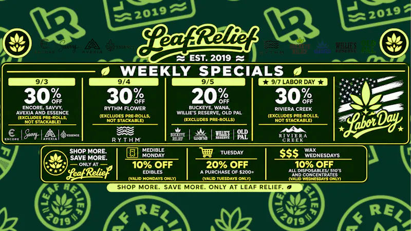 Leaf Relief - Reynoldsburg 30% off Encore, Savvy, Avexia and Essence
