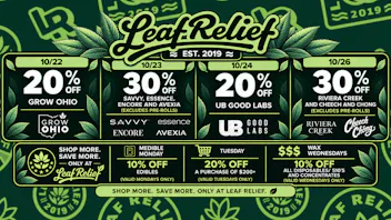 Leaf Relief - Austintown - NOW OPEN 20% -30% Off Your Favorite Brands at Leaf Relief!!