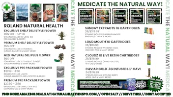 Roland Natural Health (Drive Thru 24/7) NATURAL HEALTH FRESH DROPS WITH OTD PRICING!💥