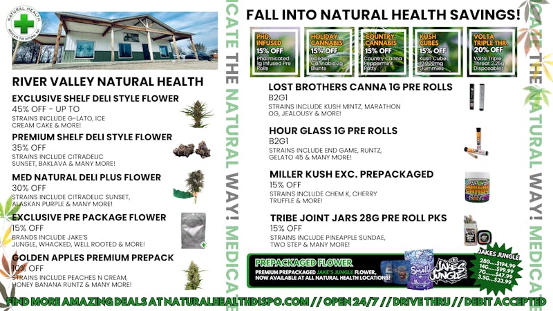 River Valley Natural Health NATURAL HEALTH FRESH DROPS WITH OTD PRICING!💥