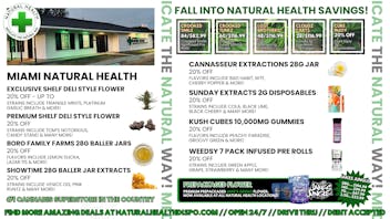 Miami Natural Health - Open 24 Hours NATURAL HEALTH FRESH DROPS WITH OTD PRICING!💥