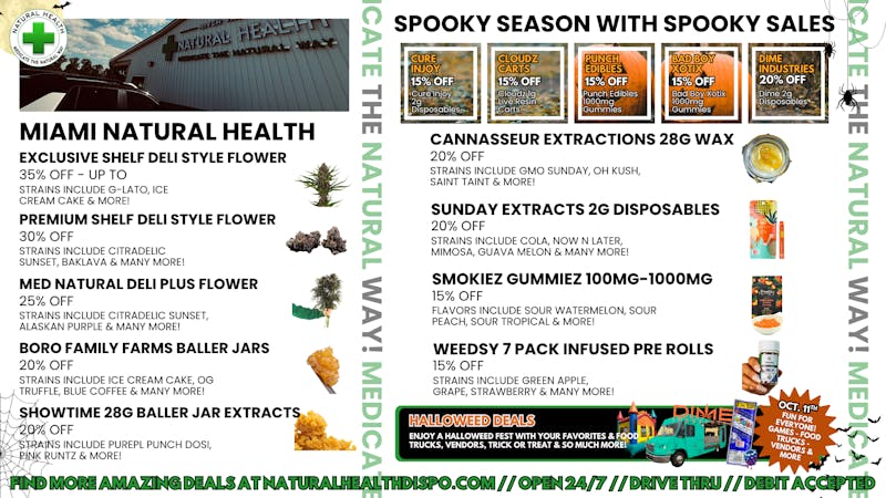 Miami Natural Health - Open 24 Hours NATURAL HEALTH FRESH DROPS WITH OTD PRICING!💥