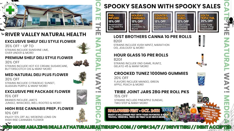 River Valley Natural Health SPOOKTAKULAR PRICE DROPS AT NATURAL HEALTH!!👻