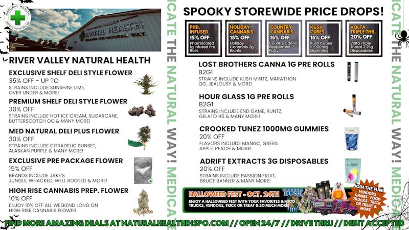 River Valley Natural Health SPOOKY MAJOR STOREWIDE PRICE DROPS!👻
