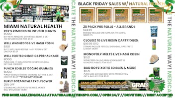 Miami Natural Health - Open 24 Hours BLACK FRIDAY BLOWOUT SALES AT NATURAL HEALTH!💥