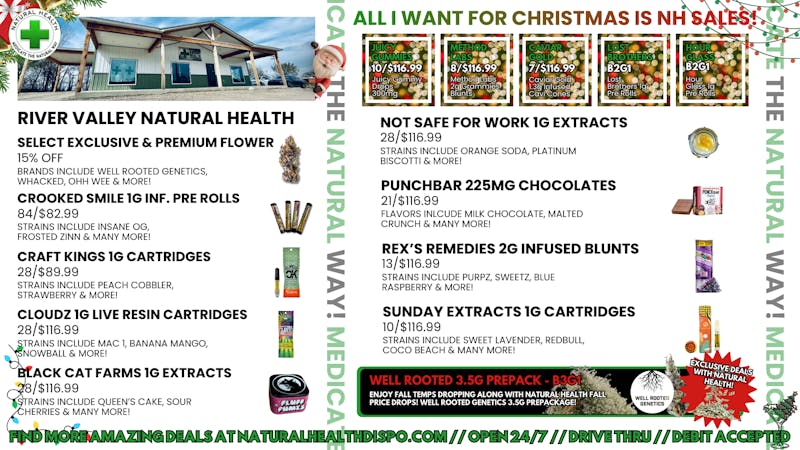 River Valley Natural Health NATURAL HEALTH BELLS ARE JINGLING WITH SALES!🎅