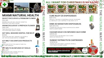 Miami Natural Health - Open 24 Hours ALL I WANT FOR CHRISTMAS IS NH SALES!🎅