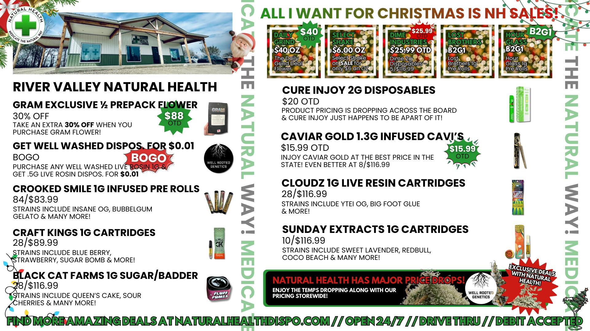 River Valley Natural Health NATURAL HEALTH BELLS ARE JINGLING WITH SALES!🎅