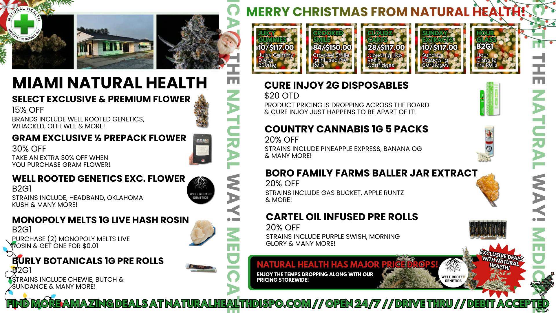 Miami Natural Health - Open 24 Hours MERRY CHRISTMAS FROM NATURAL HEALTH!🎅