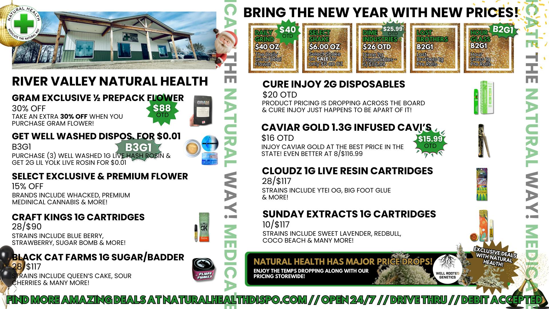 River Valley Natural Health NEW YEARS WITH NEW PRICE DROPS AT NATURAL HEALTH💥