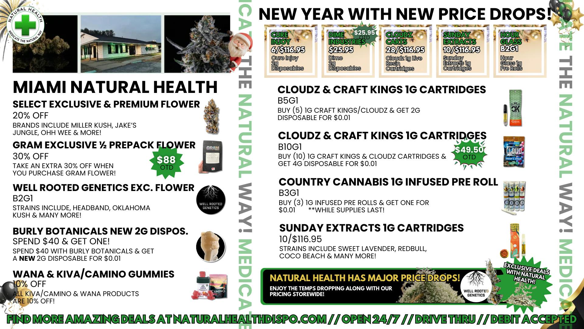 Miami Natural Health - Open 24 Hours HAPPY NEW YEARS WITH NEW PRICE DROPS!!💥