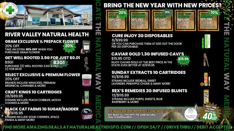River Valley Natural Health NEW YEARS WITH NEW PRICE DROPS AT NATURAL HEALTH💥