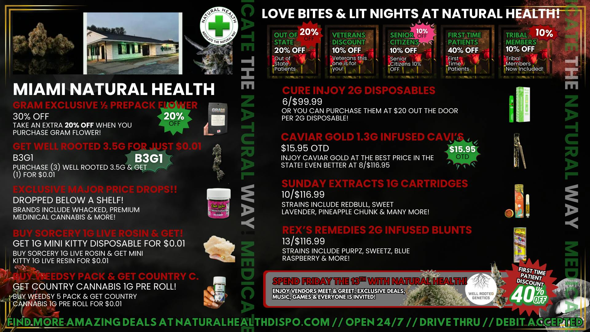 Miami Natural Health - Open 24 Hours LOVE BITES & LITS NIGHTS AT NATURAL HEALTH!💥