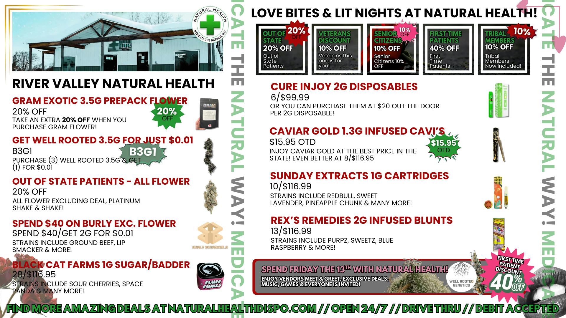 River Valley Natural Health LOVE BITES & LIT NIGHTS WITH NATURAL HEALTH!❤