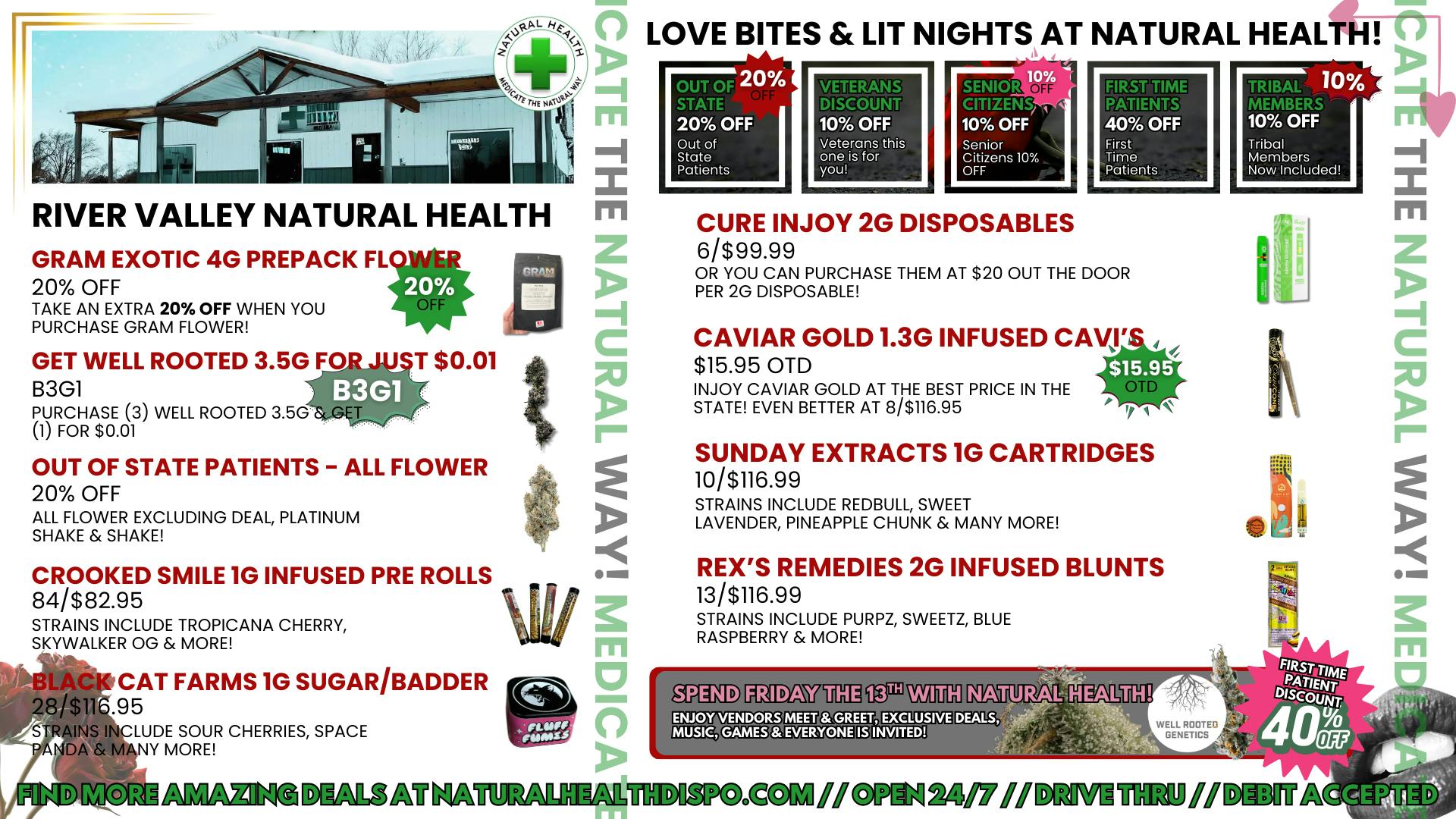 River Valley Natural Health LOVE BITES & LIT NIGHTS WITH NATURAL HEALTH!❤