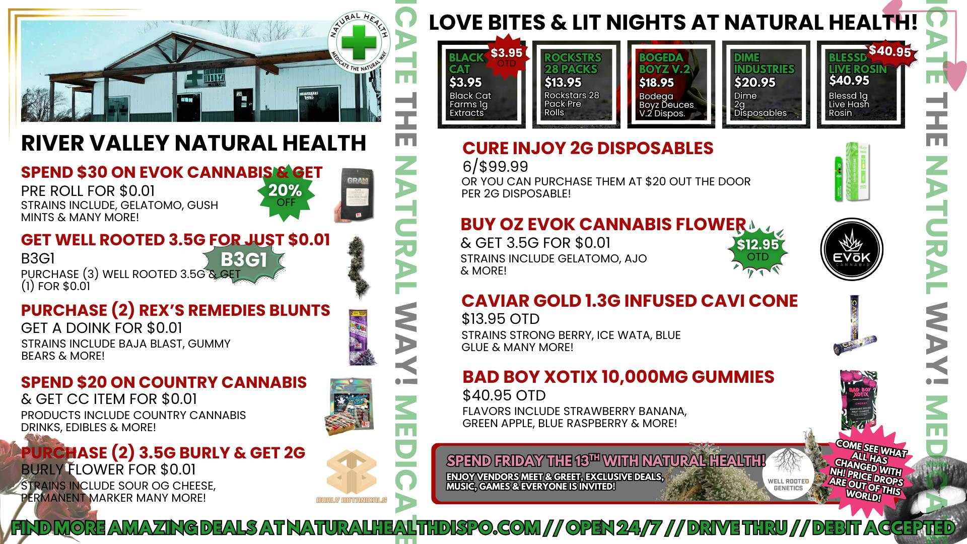 River Valley Natural Health LOVE BITES & LIT NIGHTS WITH NATURAL HEALTH!❤