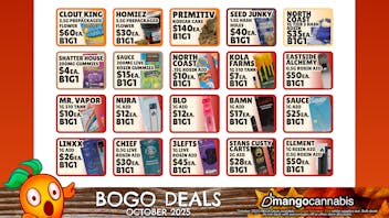 Mango Cannabis - Lansing MM OCTOBER BOGO DEALS 🍁