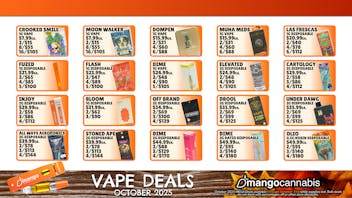 Mango Cannabis - Sunland Park: NOW OPEN! 8/$55 1g Vapes! 🥭 NM Deals