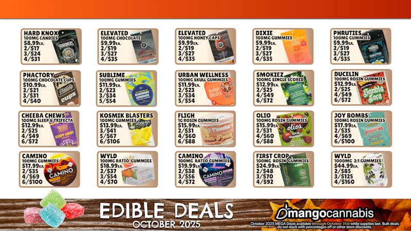 Mango Cannabis - Sunland Park: NOW OPEN! 4/$31 Edibles! 🥭 NM Deals