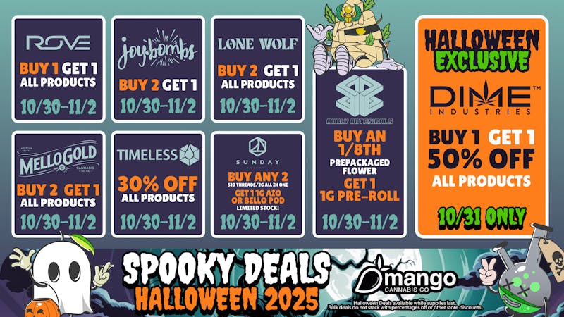 Mango Cannabis - Tulsa Harvard Ave Frighteningly-Good Deals at Mango 🎃