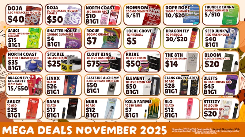 Mango Cannabis - Lansing Mango's Best Prices November MEGA Deals 🍁