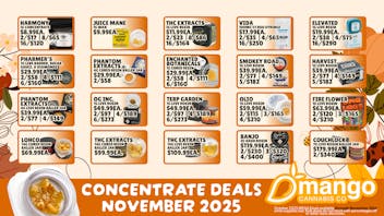 Mango Cannabis - Sunland Park 16g for $120 Select Concentrates!