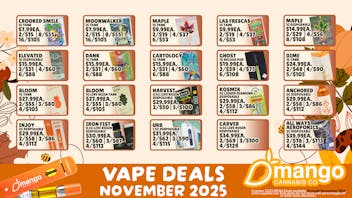 Mango Cannabis - Sunland Park 16 Tanks for $105!