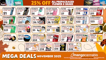 Mango Cannabis - Tulsa Mango's Best Prices November MEGA Deals 🍁