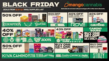 Mango Cannabis - Lansing Mango's Black Friday Week Specials 🍁