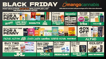 Mango Cannabis - Edmond Mango's Black Friday Weekend Specials 🍁
