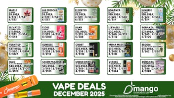 Mango Cannabis - Sunland Park 6 Tanks for $53!