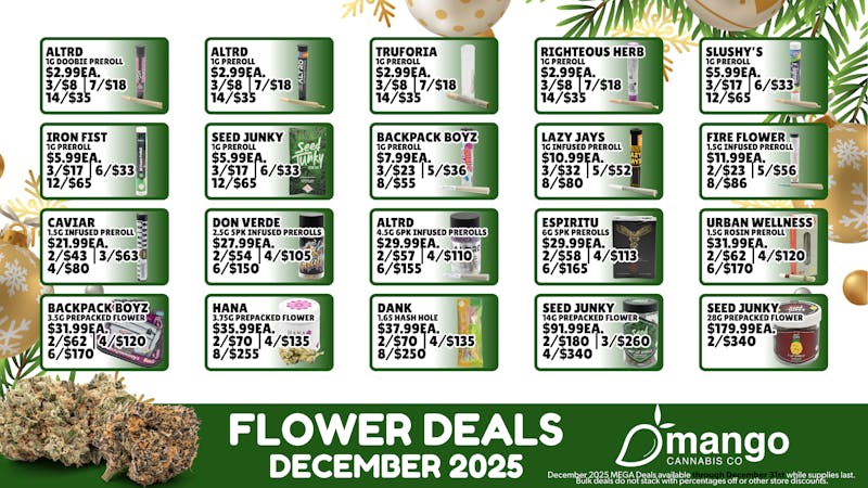 Mango Cannabis - Sunland Park 14 Prerolls for $35!