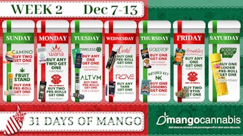 Mango Cannabis - Lawton 31 Days of Mango: Great Deals Every Day
