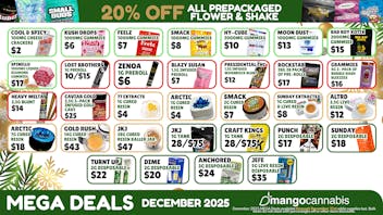 Mango Cannabis - Lawton Mango's Best December Deals