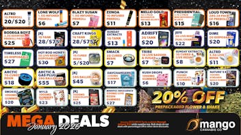 Mango Cannabis - Edmond Mango's Best January Deals
