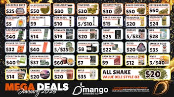 Mango Cannabis - Sunland Park Mango's Best January Deals