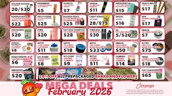Mango Cannabis - Edmond Mango's Best February Deals