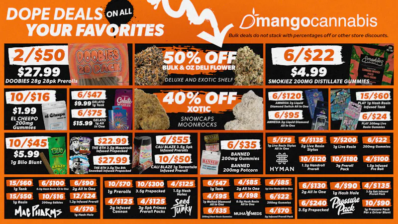 Mango Cannabis - New Buffalo - Now Open! Bulk prices. Border convenience!