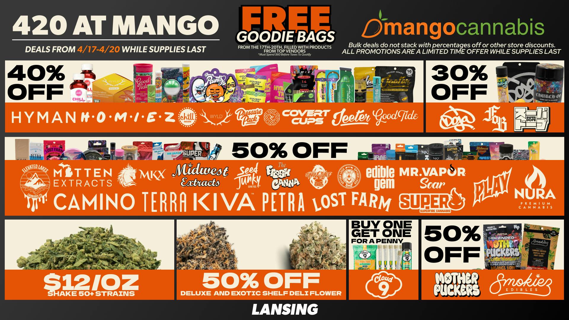 Mango Cannabis - Lansing Mango's Best 420 Deals