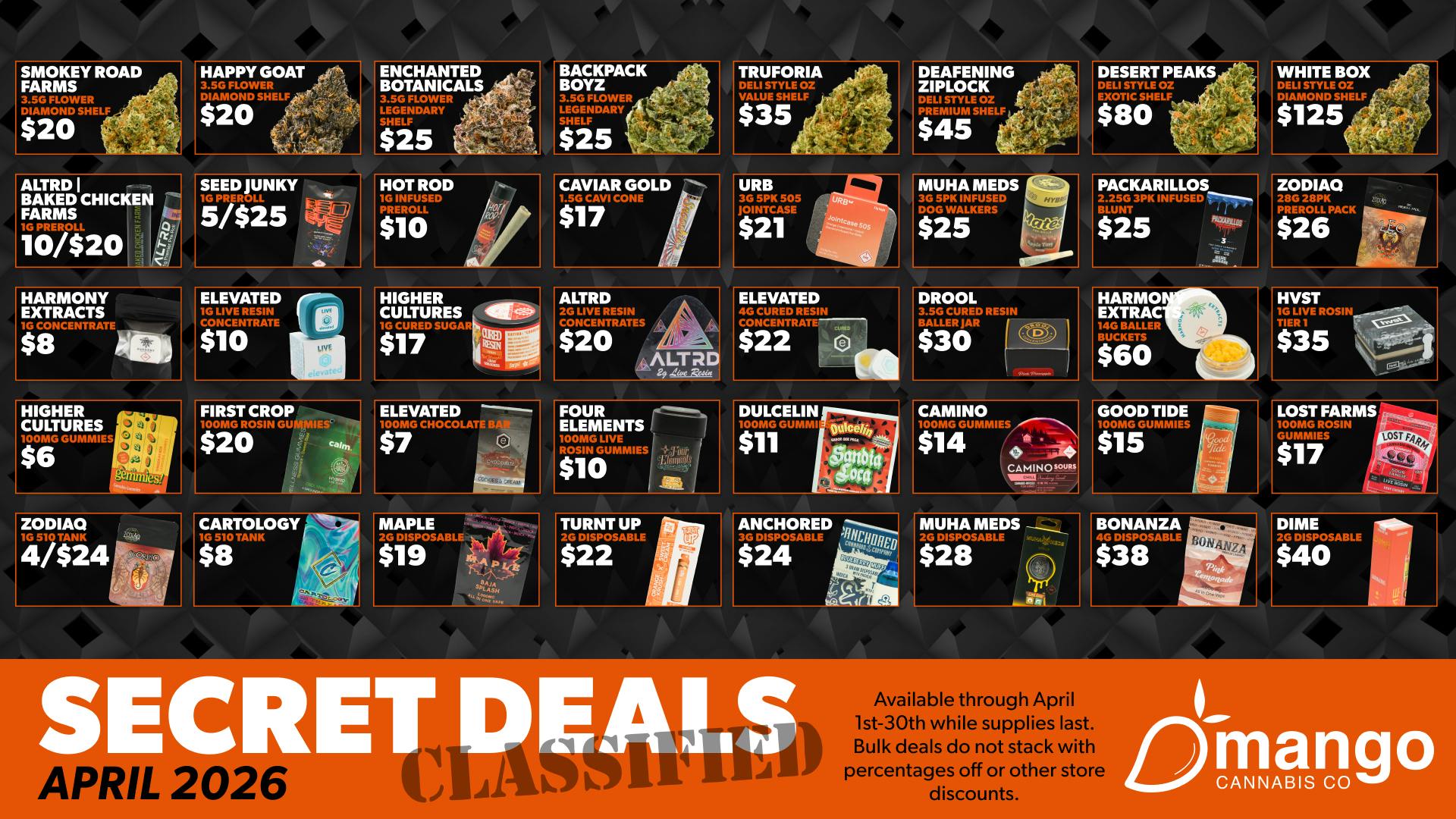 Mango Cannabis - Sunland Park You Weren't Supposed to See These Deals!