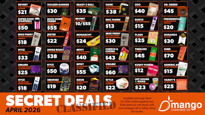 Mango Cannabis - Rochester You Weren't Supposed to See These Deals!