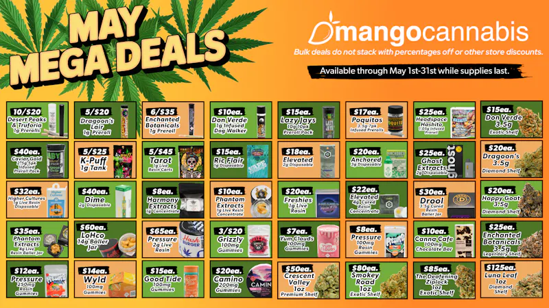 Mango Cannabis - Sunland Park LOWEST PRICES. BIGGEST MAY SAVINGS.