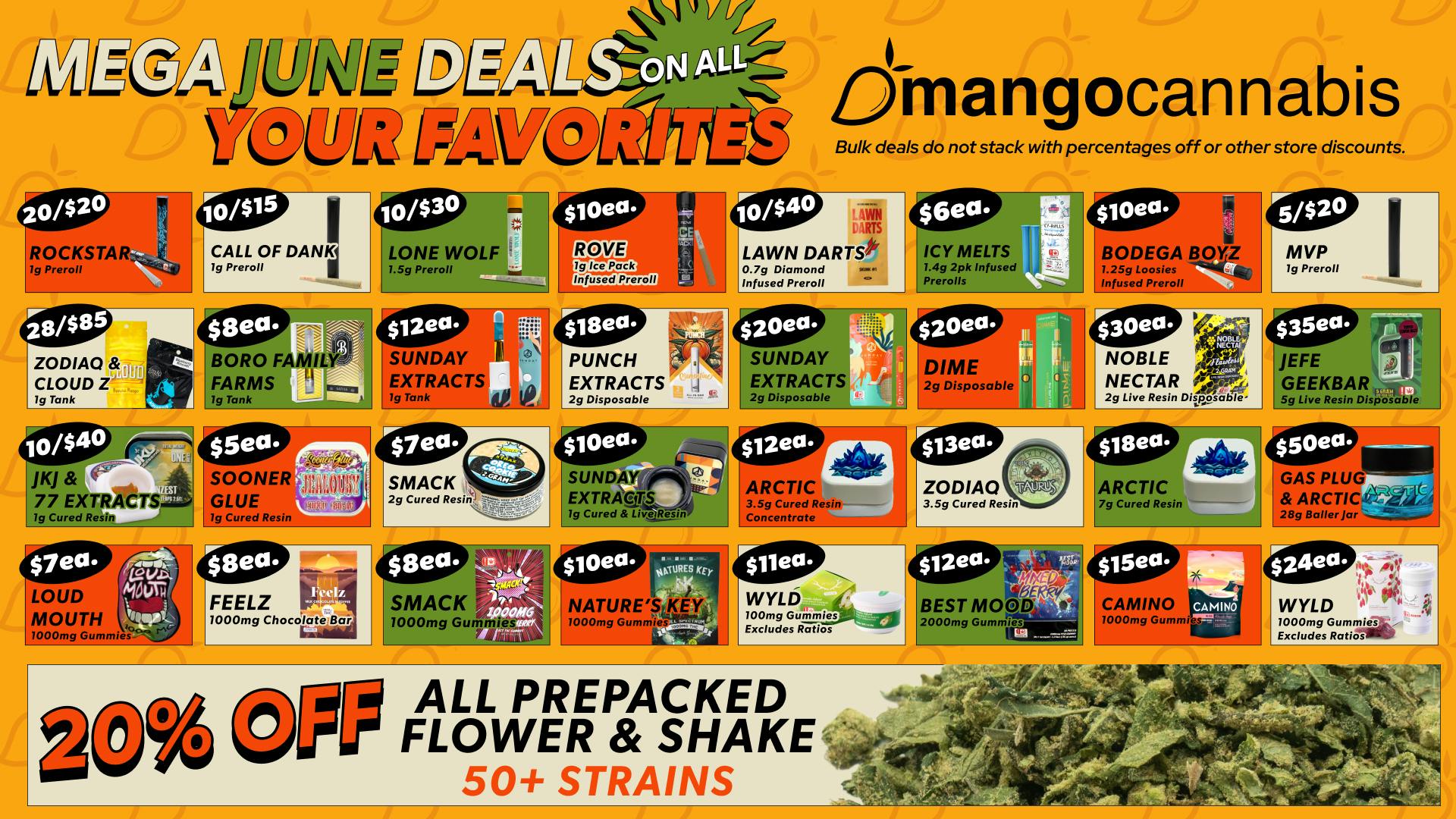 Mango Cannabis - Tulsa Unbeatable Deals for June!
