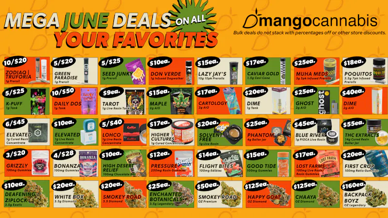 Mango Cannabis - Sunland Park Unbeatable Deals for June!